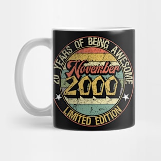 born November 2000 Vintage Gift Mug